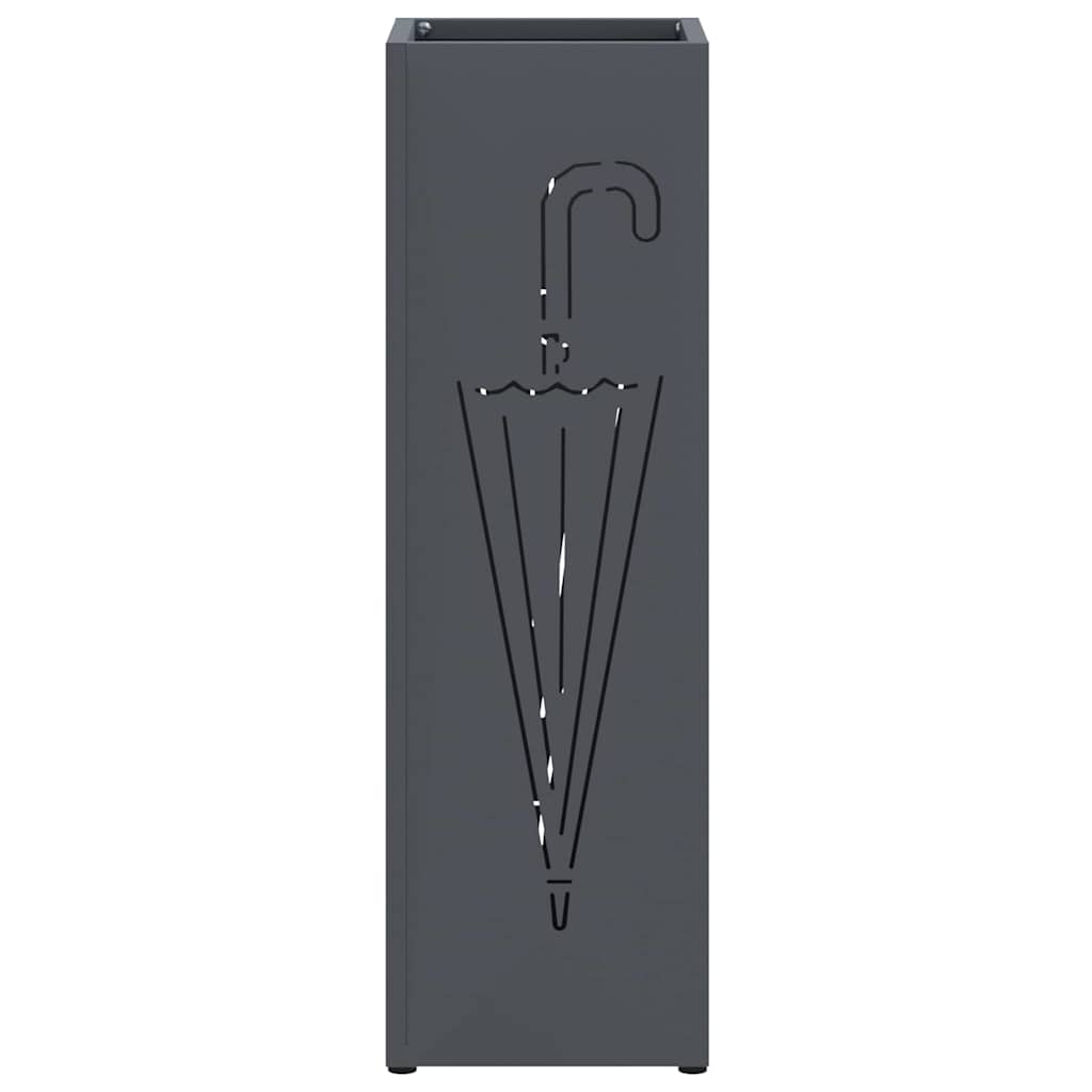 Sonnenschirmhalter Anthrazit 15,5 x 15,5 x 49 cm Stahl