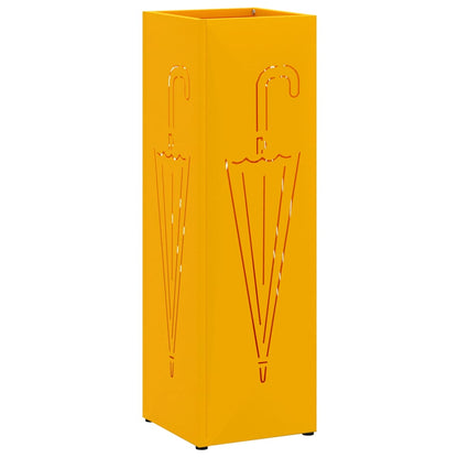 Sonnenschirmhalter Senf 15,5 x 15,5 x 49 cm Metall