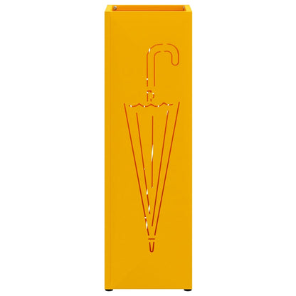 Sonnenschirmhalter Senf 15,5 x 15,5 x 49 cm Metall