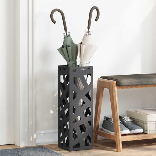 Sonnenschirmhalter Schwarz 15,5 x 15,5 x 49 cm Stahl