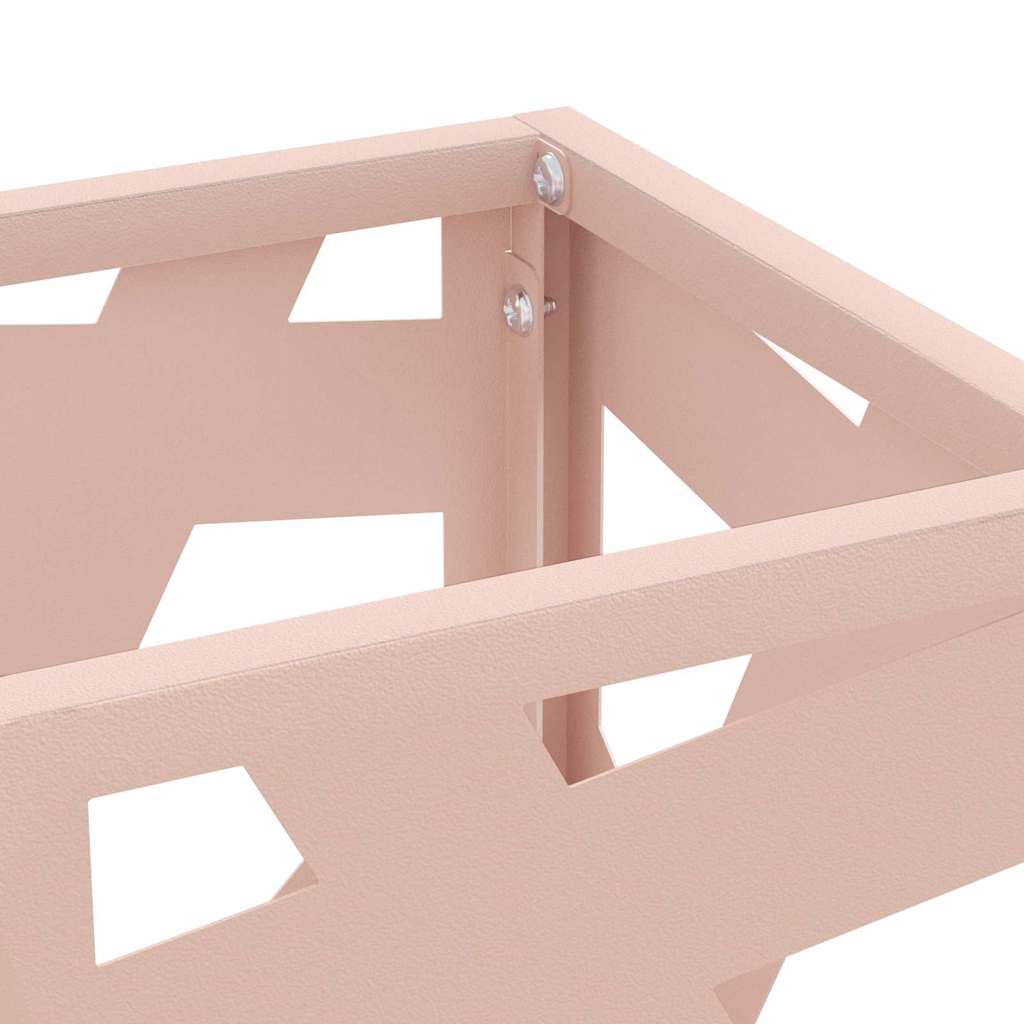 Sonnenschirmhalter Rosa 15,5 x 15,5 x 49 cm Stahl