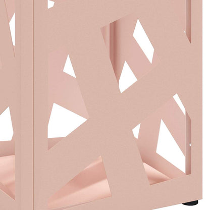 Sonnenschirmhalter Rosa 15,5 x 15,5 x 49 cm Stahl