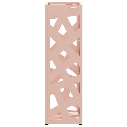 Sonnenschirmhalter Rosa 15,5 x 15,5 x 49 cm Stahl