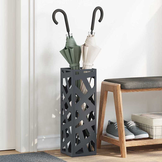 Sonnenschirmhalter Anthrazit 15,5 x 15,5 x 49 cm Stahl