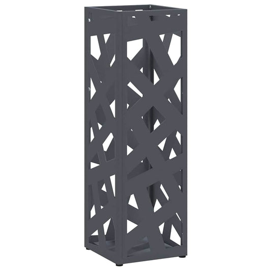 Sonnenschirmhalter Anthrazit 15,5 x 15,5 x 49 cm Stahl