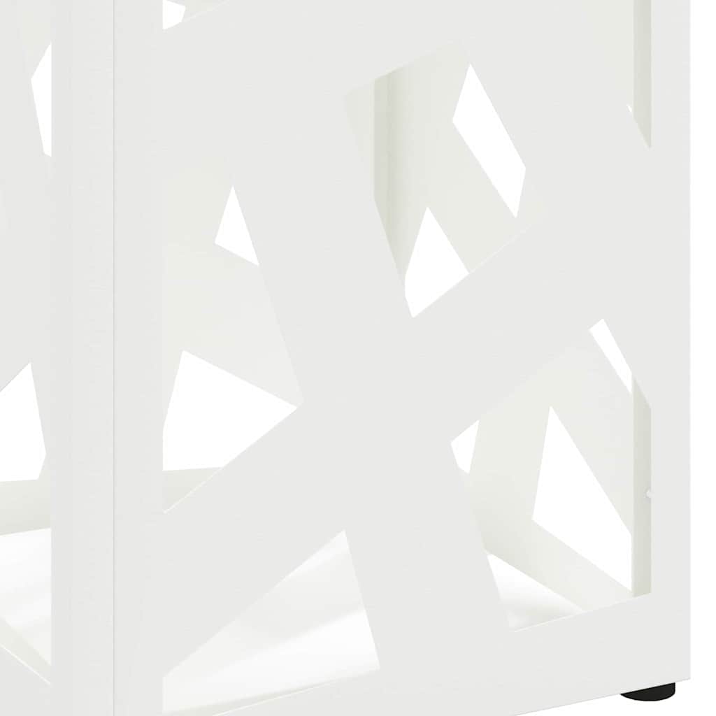 Sonnenschirmhalter Weiß 15,5 x 15,5 x 49 cm Stahl