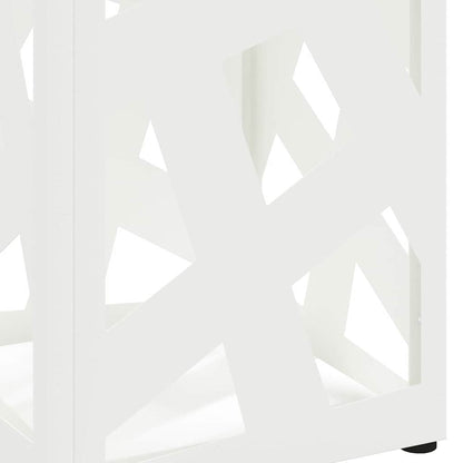 Sonnenschirmhalter Weiß 15,5 x 15,5 x 49 cm Stahl