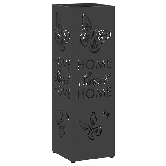 Sonnenschirmhalter Schwarz 15,5 x 15,5 x 49 cm Stahl