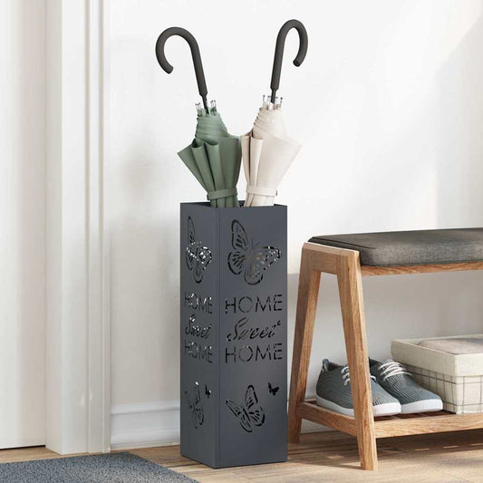 Sonnenschirmhalter Anthrazit 15,5 x 15,5 x 49 cm Stahl