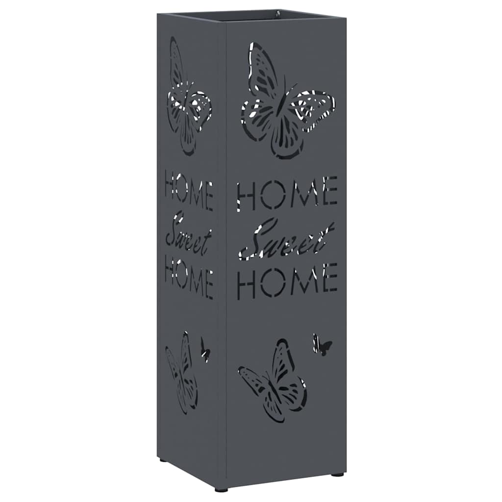Sonnenschirmhalter Anthrazit 15,5 x 15,5 x 49 cm Stahl