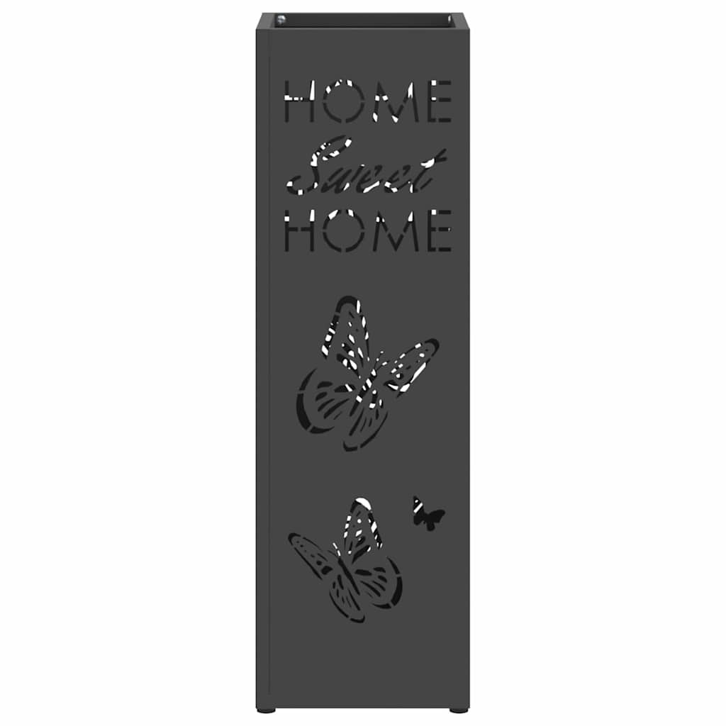 Sonnenschirmhalter Schwarz 15,5 x 15,5 x 49 cm Metall