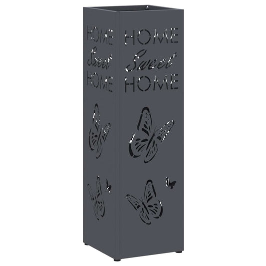 Sonnenschirmhalter Anthrazit 15,5 x 15,5 x 49 cm Metall