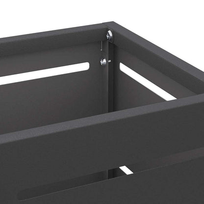Sonnenschirmhalter Schwarz 15,5 x 15,5 x 49 cm Stahl