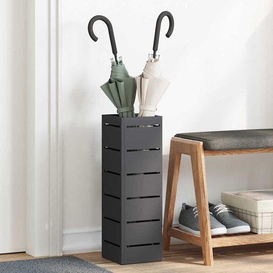 Sonnenschirmhalter Schwarz 15,5 x 15,5 x 49 cm Stahl