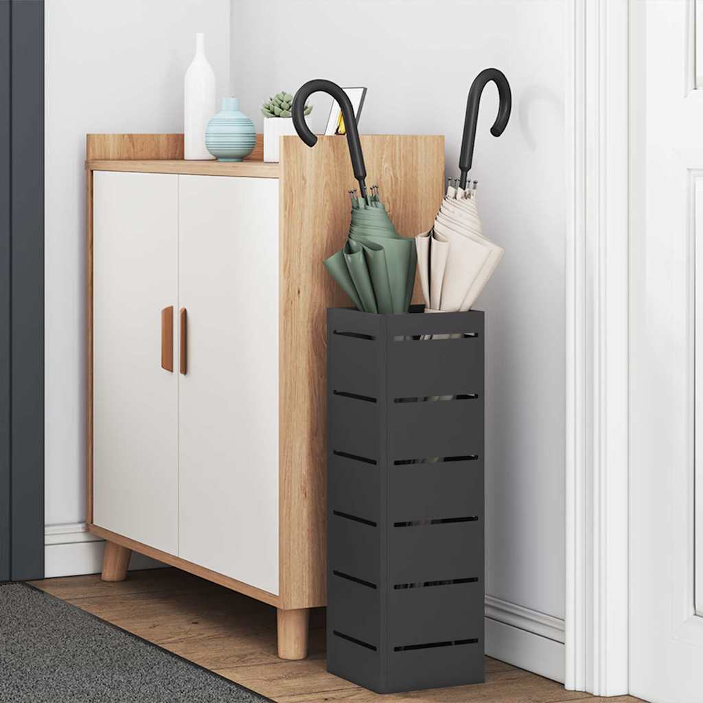 Sonnenschirmhalter Schwarz 15,5 x 15,5 x 49 cm Stahl