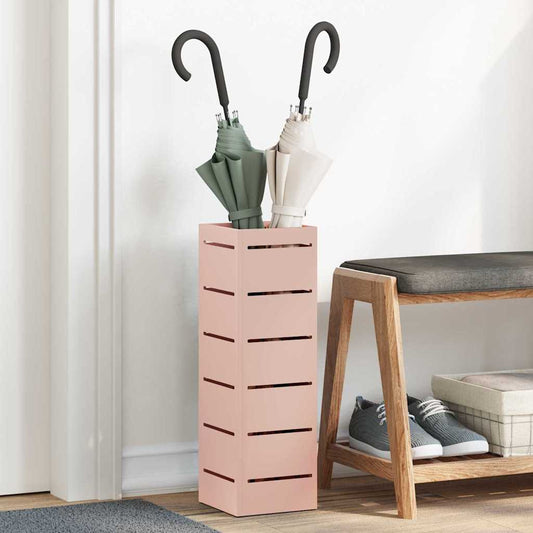 Sonnenschirmhalter Rosa 15,5 x 15,5 x 49 cm Stahl