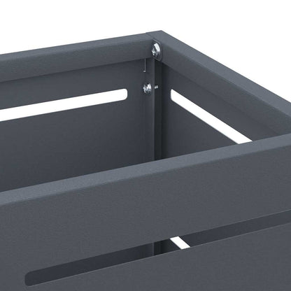 Sonnenschirmhalter Anthrazit 15,5 x 15,5 x 49 cm Metall