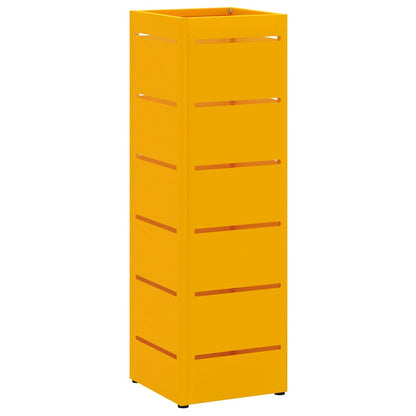 Sonnenschirmhalter Senfgelb 15,5 x 15,5 x 49 cm Stahl