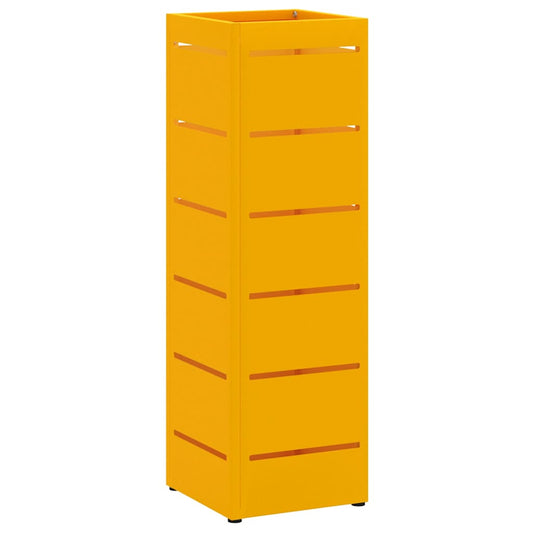 Sonnenschirmhalter Senfgelb 15,5 x 15,5 x 49 cm Stahl