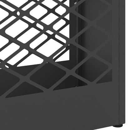 Sonnenschirmhalter mit Speicher Schwarz 28 x 12 x 41 cm Stahl
