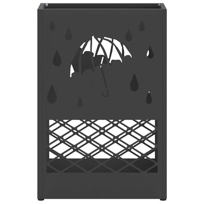Sonnenschirmhalter mit Speicher Schwarz 28 x 12 x 41 cm Stahl