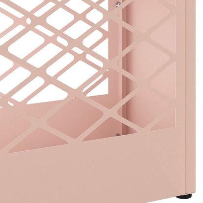 Sonnenschirmhalter mit Speicher Rosa 28 x 12 x 41 cm Stahl