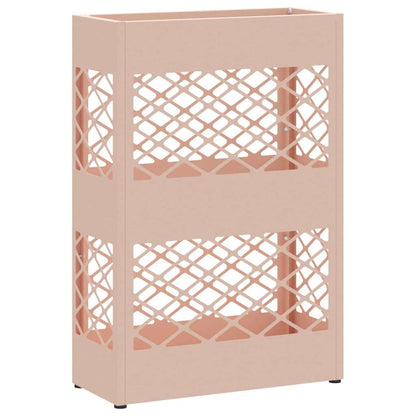 Sonnenschirmhalter mit Speicher Rosa 28 x 12 x 41 cm Stahl