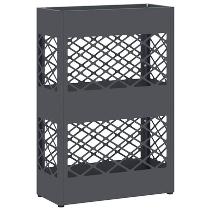 Sonnenschirmhalter mit Speicher Anthrazit 28 x 12 x 41 cm Stahl