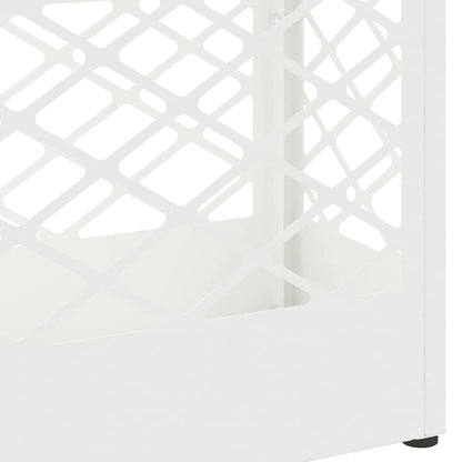 Sonnenschirmhalter mit Speicher Weiß 28 x 12 x 41 cm Stahl