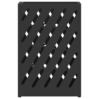 Sonnenschirmhalter mit Speicher Schwarz 28 x 12 x 41 cm Stahl