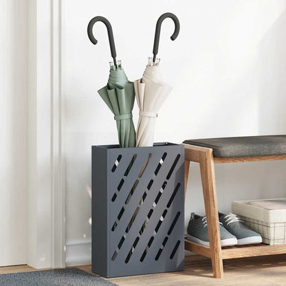 Sonnenschirmhalter mit Speicher Anthrazit 28 x 12 x 41 cm Stahl