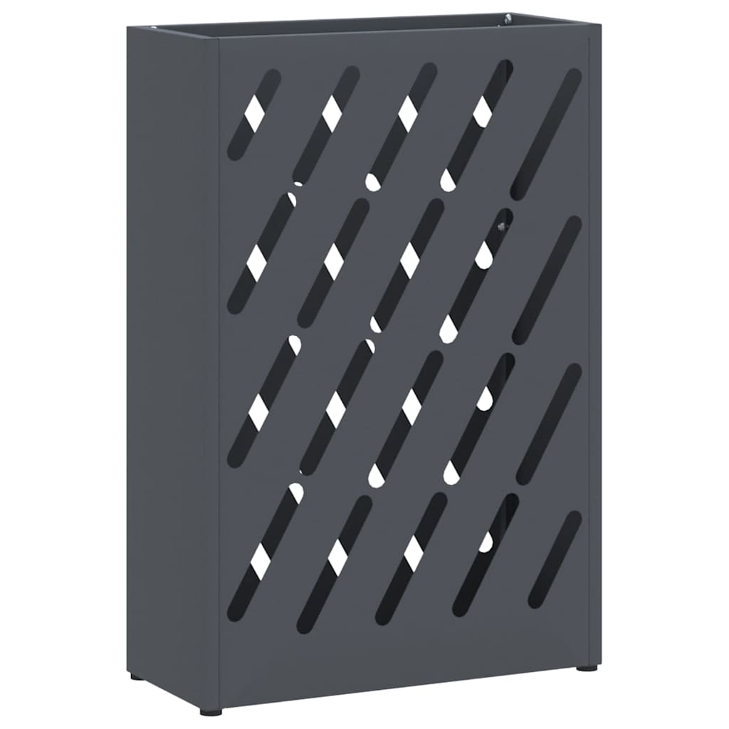 Sonnenschirmhalter mit Speicher Anthrazit 28 x 12 x 41 cm Stahl