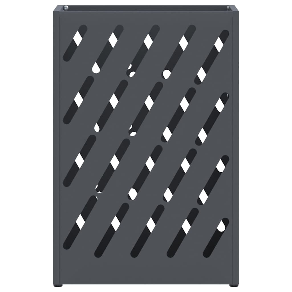 Sonnenschirmhalter mit Speicher Anthrazit 28 x 12 x 41 cm Stahl