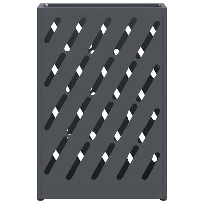 Sonnenschirmhalter mit Speicher Anthrazit 28 x 12 x 41 cm Stahl