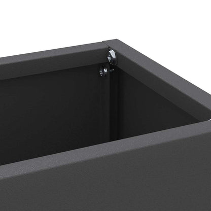 Sonnenschirmhalter mit Speicher Schwarz 28 x 12 x 41 cm Stahl