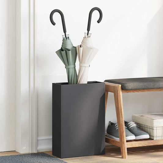 Sonnenschirmhalter mit Speicher Schwarz 28 x 12 x 41 cm Stahl