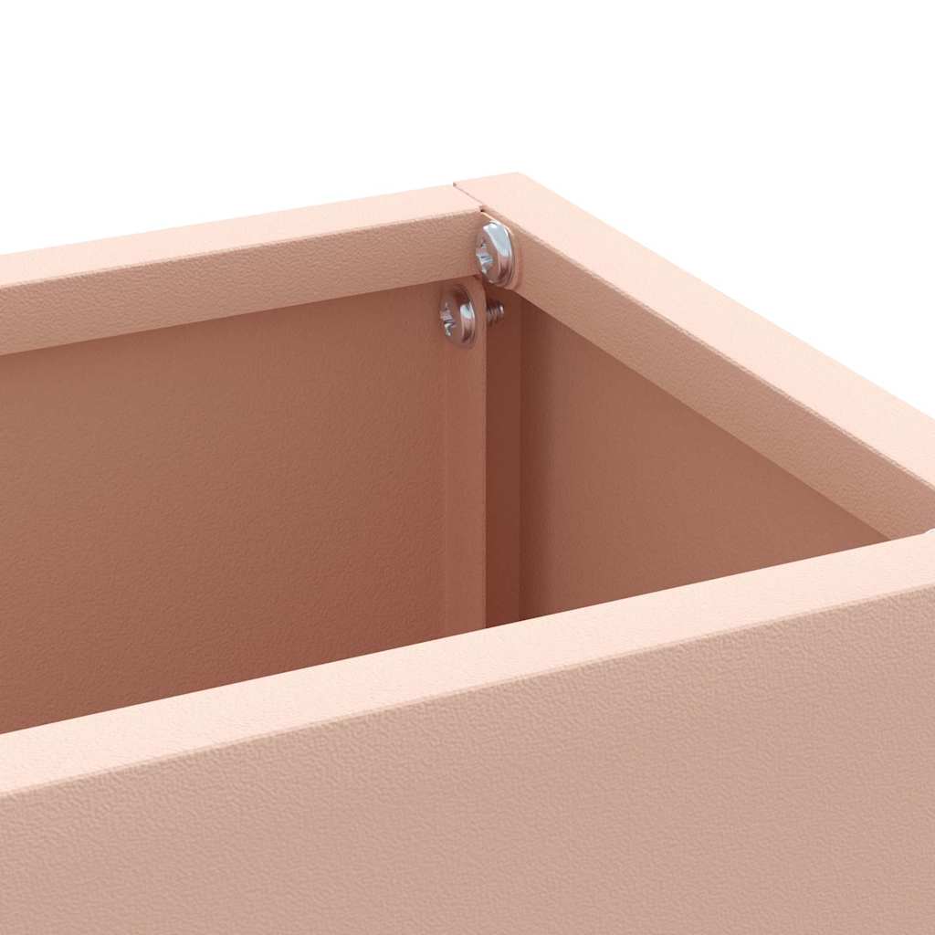 Sonnenschirmhalter mit Speicher Rosa 28 x 12 x 41 cm Stahl