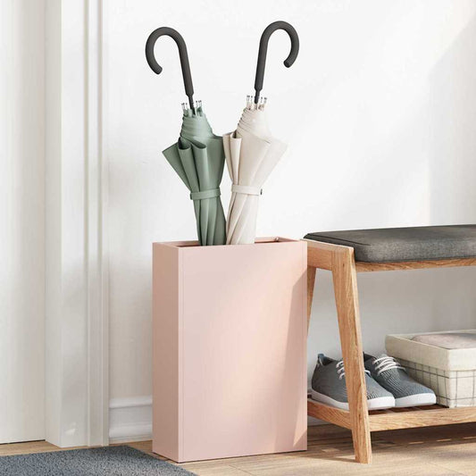 Sonnenschirmhalter mit Speicher Rosa 28 x 12 x 41 cm Stahl