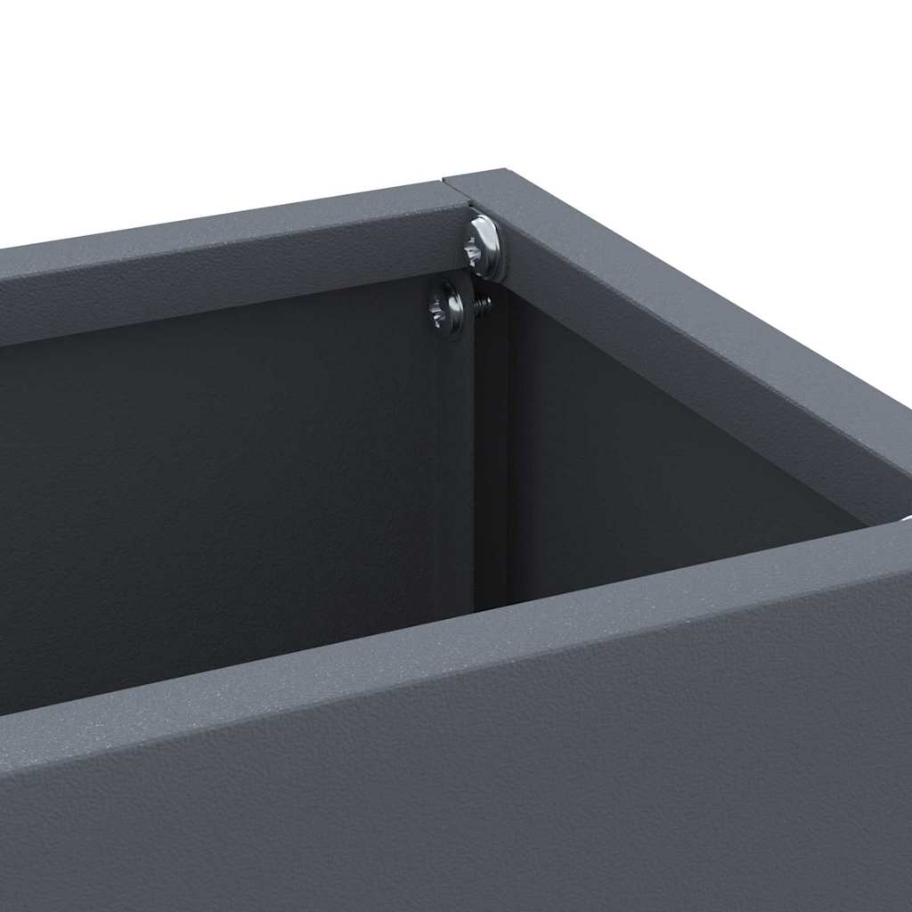 Sonnenschirmhalter mit Speicher Anthrazit 28 x 12 x 41 cm Stahl