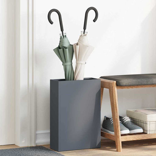 Sonnenschirmhalter mit Speicher Anthrazit 28 x 12 x 41 cm Stahl