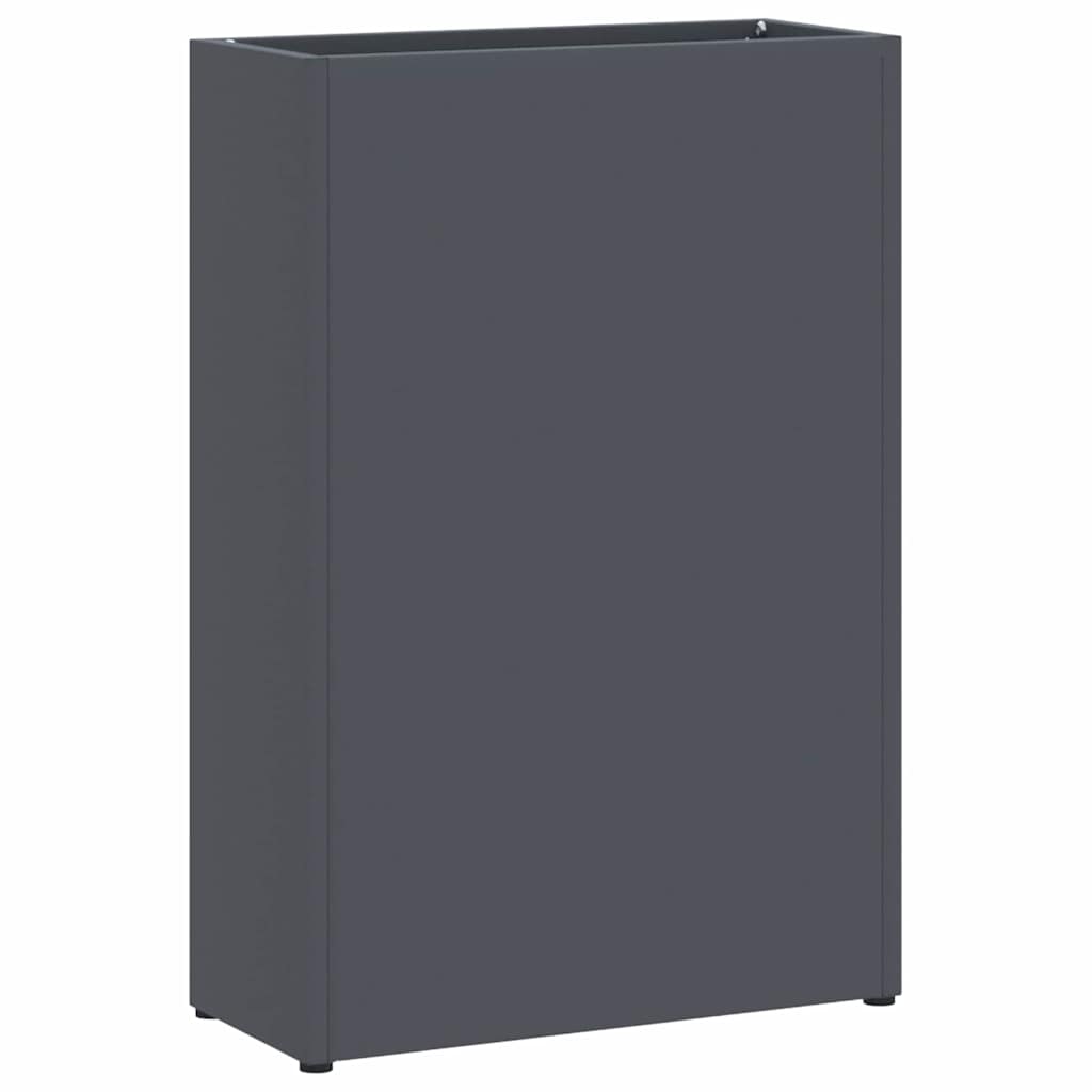 Sonnenschirmhalter mit Speicher Anthrazit 28 x 12 x 41 cm Stahl