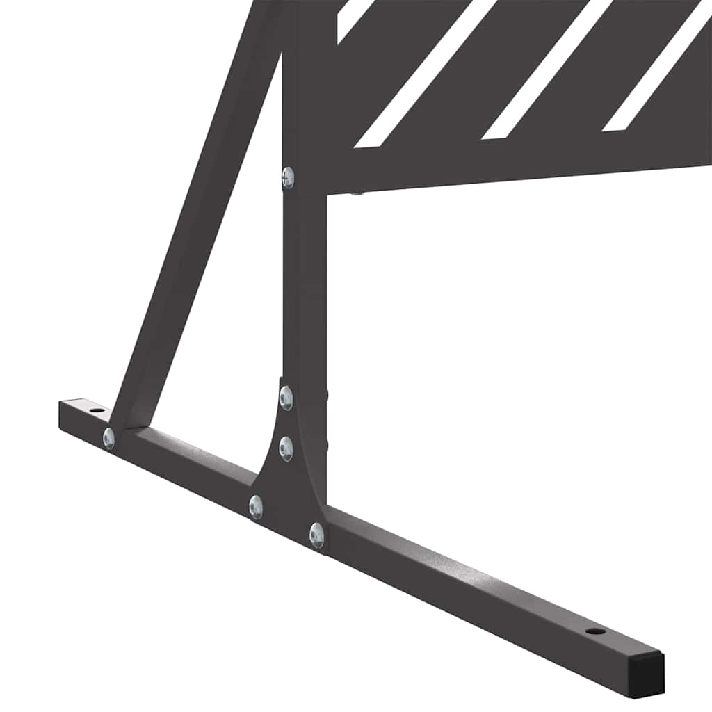 Sichtschutz Schwarz Stahl