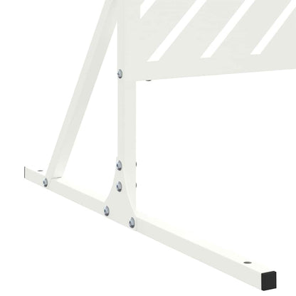 Sichtschutz Weiß Stahl