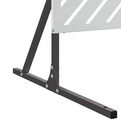 Sichtschutz Grau Stahl