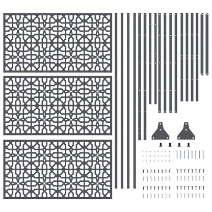 Sichtschutz Anthrazit Stahl