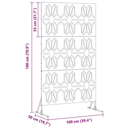 Sichtschutz Grau Stahl