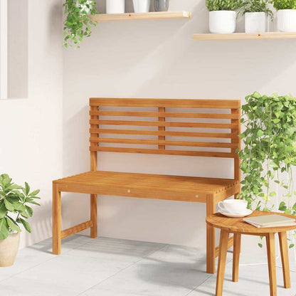 Gartenbank Braun 100 x 50 x 91cm Massivholz Akazie
