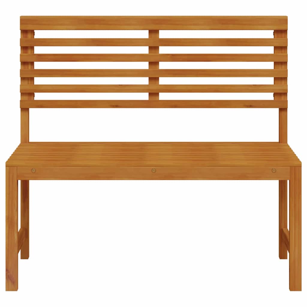 Gartenbank Braun 100 x 50 x 91cm Massivholz Akazie