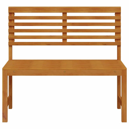 Gartenbank Braun 100 x 50 x 91cm Massivholz Akazie