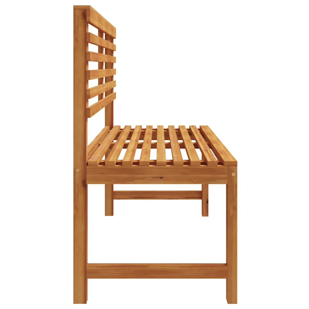 Gartenbank Braun 100 x 50 x 91cm Massivholz Akazie